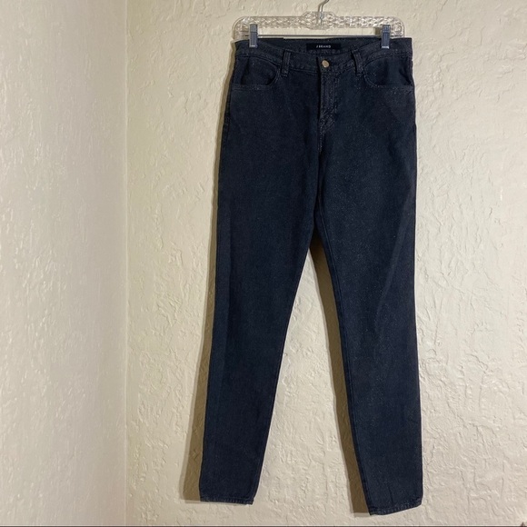 J Brand Mid-Rise Super Skinny Jeans Faded Black Size 29 NWT Designer Denim - Picture 7 of 8